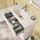 Conjunto mueble de baño fondo reducido 39 cm Royo Vitale Detalle 10