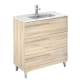 Conjunto mueble de baño fondo reducido 39 cm Royo Vitale 3d 12