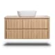 Mueble de baño con encimera de madera maciza Bruntec Baviera Detalle 4