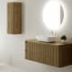 Mueble de baño con encimera de madera maciza Bruntec Baviera Principal 0
