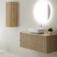 Mueble de baño con encimera de madera maciza Bruntec Baviera Principal 1