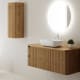 Mueble de baño con encimera de madera maciza Bruntec Baviera Principal 1