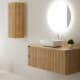 Mueble de baño con encimera de madera maciza Bruntec Baviera Principal 2