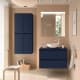 Conjunto mueble de baño con encimera de madera Salgar Noja Principal 6