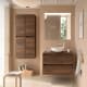 Conjunto mueble de baño con encimera de madera Salgar Noja Principal 1