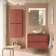 Conjunto mueble de baño con encimera de madera Salgar Noja Principal 5