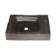 Lavabo de mármol natural Bruntec Pizarra Detalle 1