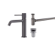 Pack Grifo de lavabo Monza + Válvula click-clack + Sifón visto redondo de Imex Principal 4