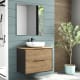 Mueble de baño con encimera de madera Bruntec Duox Principal 1