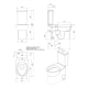 Inodoro completo Unisan Sanindusa Easy Croquis 9
