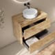 Mueble de baño con encimera de madera Bruntec Roma Detalle 14