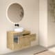 Mueble de baño con encimera de madera Bruntec Roma Detalle 12