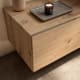 Conjunto mueble de baño con encimera de madera 10 cm de altura en color marmoleado Cala con cajonera Visobath Nomad Detalle 6