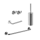 Conjunto de accesorios de baño Medimex Pure Principal 1