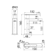 Grifo de lavabo Imex Roma Croquis 9