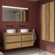 Mueble de baño con encimera de madera Salgar Attila Principal 0