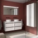 Mueble de baño con encimera de madera Salgar Attila Principal 1