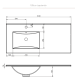 Conjunto mueble de baño Viso Bath Granada Croquis 17