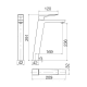 Grifo de lavabo Imex Art Croquis 8