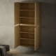 Armario doble 4 puertas madera maciza Bruntec Alpes Detalle 2