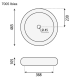 Lavabo sobre encimera Bruntec Ibiza Croquis 2