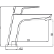 Grifo de lavabo GME Marriot Croquis 10
