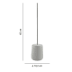 Conjunto de accesorios de baño Gedy Marika Croquis 5