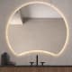 Espejo de baño con luz LED Bruntec Flow Principal 1