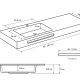 Lavabo suspendido Bruntec Ideal Croquis 5