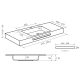Lavabo suspendido Bruntec Ideal Croquis 3