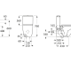 Inodoro Rimless Roca Meridian Croquis 6