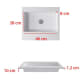 Lavabo encastrado Bruntec Gama Croquis 2