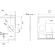 Espejo de baño con luz LED Ledimex Malta Croquis 13
