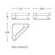 Jabonera de baño Cosmic Line Croquis 5