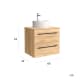 Conjunto mueble de baño con lavabo sobre encimera Salgar Morai Detalle 4