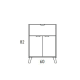 Conjunto mueble de baño fondo reducido 35.5 cm Midi Visobath Croquis 4