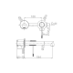 Grifo de lavabo empotrado Imex Line Croquis 10