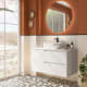 Mueble de baño con encimera del mismo color del mueble Salgar Vima Principal 0