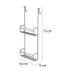 Estante de ducha doble Bruntec 600 Croquis 1