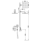Conjunto de ducha  Tres Project Croquis 12