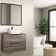 Mueble de baño con encimera de madera Bruntec Zahara Principal 2