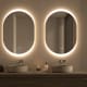 Espejo de baño con luz LED Bruntec Pol Principal 8