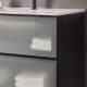 Conjunto mueble de baño frente cristal mate Sanchís Koba Detalle 1