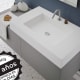 Lavabo sobre encimera Bruntec Amy Detalle 2