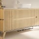 Mueble de baño con encimera de solid surface Bruntec Alpes 13 Croquis 5