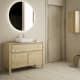 Mueble de baño con encimera de madera maciza Bruntec Laponia Principal 1