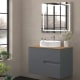 Mueble de baño con encimera de madera Bruntec Lia colores Principal 5