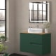 Mueble de baño con encimera de madera Bruntec Lia colores Principal 6