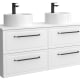 Conjunto mueble de baño Salgar Runa con lavabo sobre encimera Principal 3