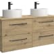 Conjunto mueble de baño Salgar Runa con lavabo sobre encimera Principal 1